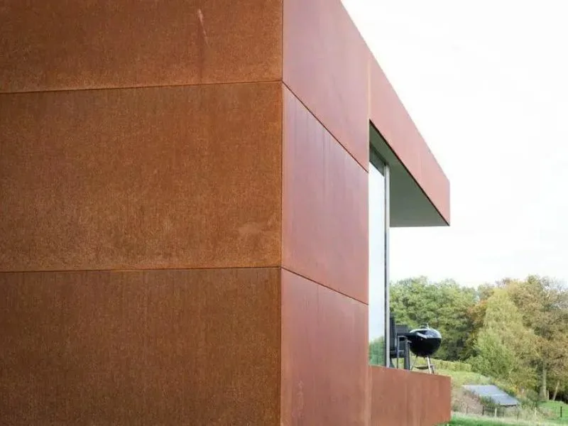 maison acier corten